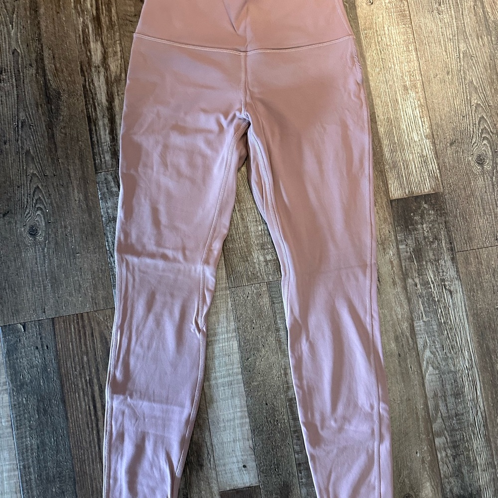 Pink High-Waisted Leggings